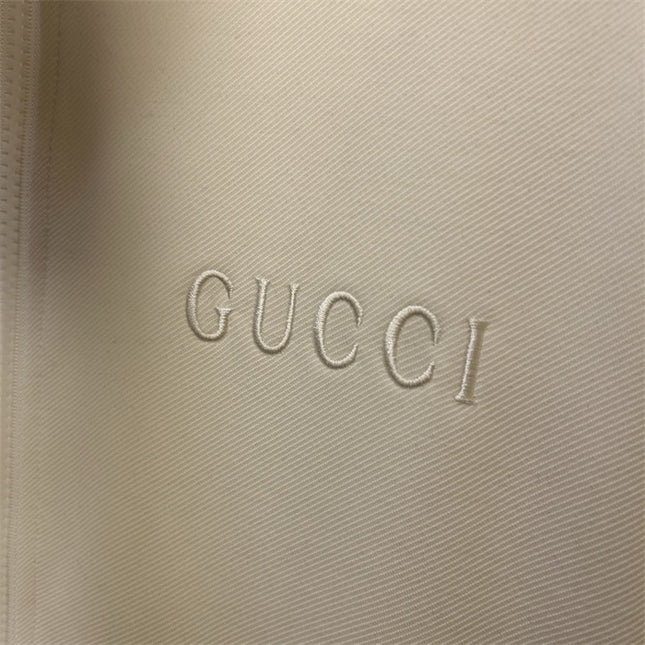 Gucci White Signature Track Jacket