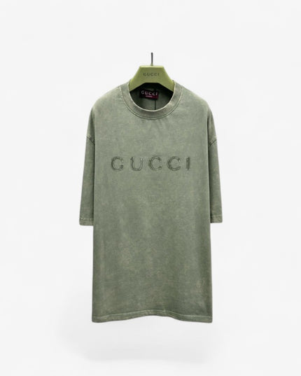 Gucci 2025ss Embroidered Logo Shirt