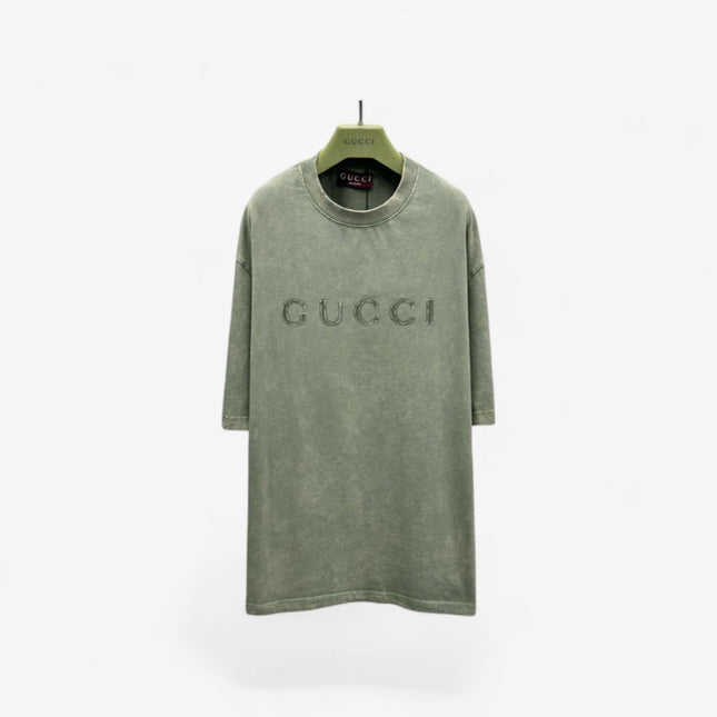 Gucci 2025ss Embroidered Logo Shirt