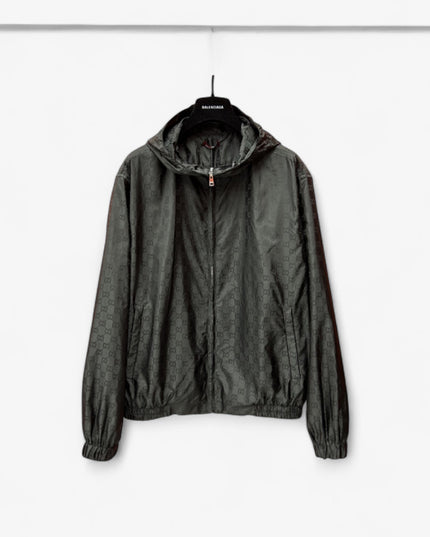 Gucci x Balenciaga Lightweight Windbreaker – Black GG Monogram