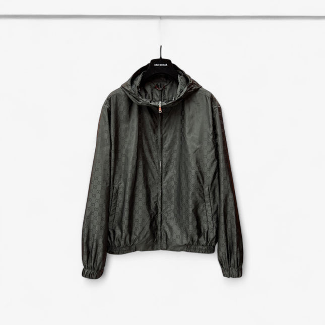 Gucci x Balenciaga Lightweight Windbreaker – Black GG Monogram