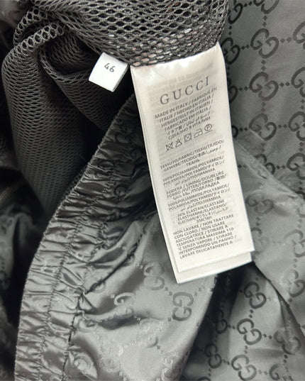 Gucci x Balenciaga Lightweight Windbreaker – Black GG Monogram