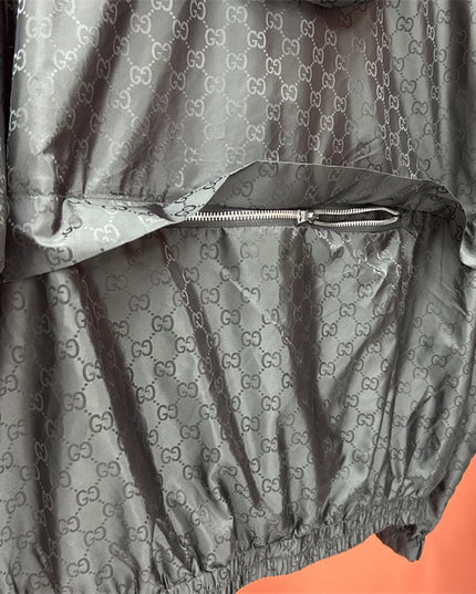 Gucci x Balenciaga Lightweight Windbreaker – Black GG Monogram
