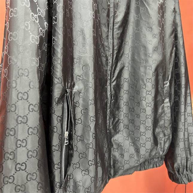 Gucci x Balenciaga Lightweight Windbreaker – Black GG Monogram