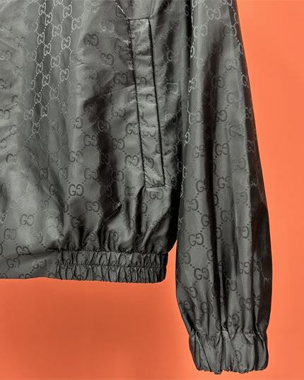 Gucci x Balenciaga Lightweight Windbreaker – Black GG Monogram