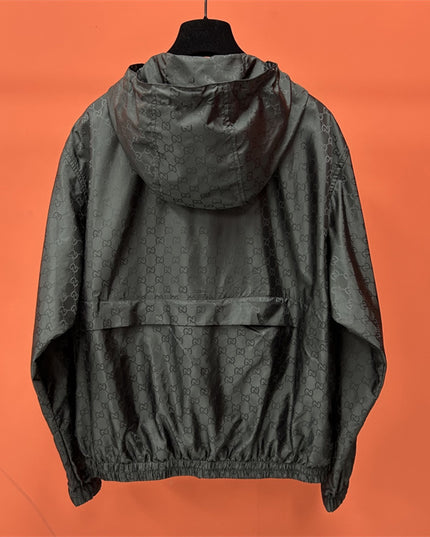 Gucci x Balenciaga Lightweight Windbreaker – Black GG Monogram