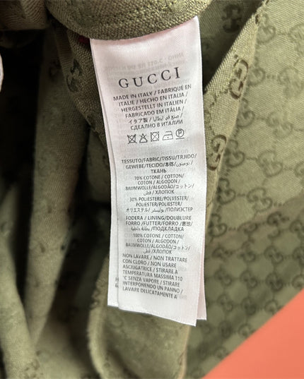 Gucci x Balenciaga Monogram Overshirt – Grey Edition