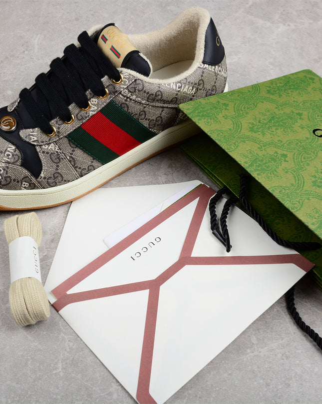 Gucci x Balenciaga Monogram Supreme Sneaker