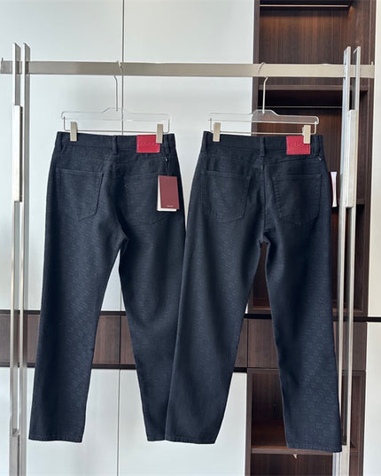 Gucci x Supreme Black GG Denim Jeans Pants
