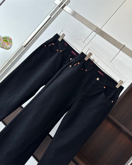 Gucci x Supreme Black GG Denim Jeans Pants