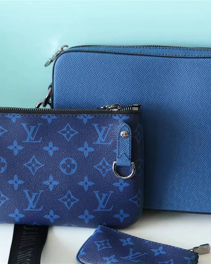 Louis Vuitton Trio Messenger Bag M30848 – Monogram Galaxy Blue