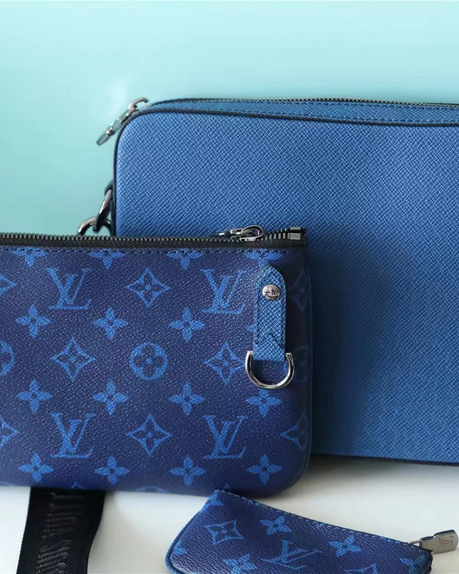 Louis Vuitton Trio Messenger Bag M30848 – Monogram Galaxy Blue