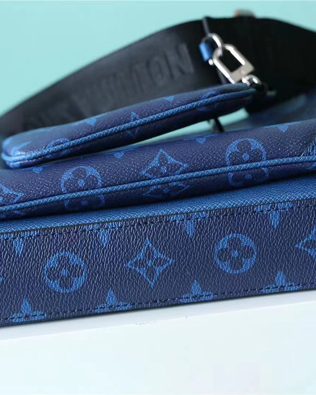 Louis Vuitton Trio Messenger Bag M30848 – Monogram Galaxy Blue