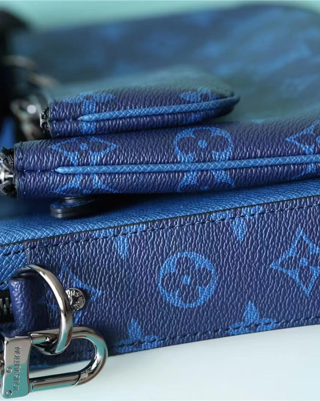 Louis Vuitton Trio Messenger Bag M30848 – Monogram Galaxy Blue