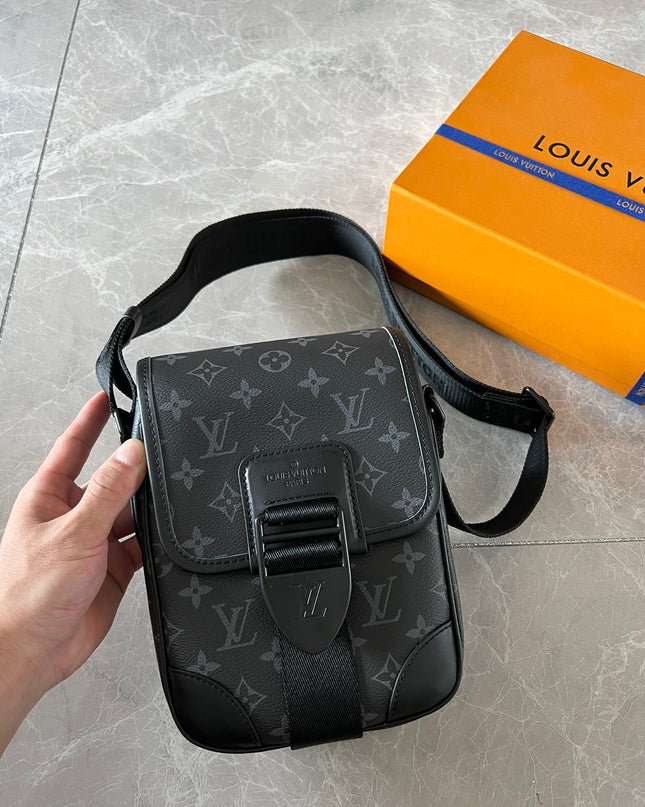 Louis Vuitton S Lock Vertical Wearable Wallet – Monogram Eclipse