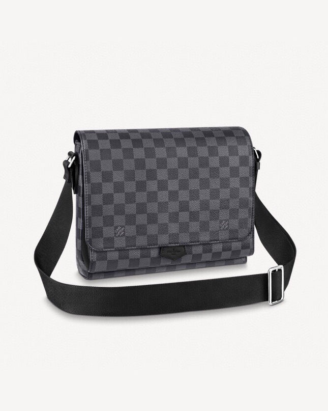 Louis Vuitton New Messenger Bag N40418 Durable Damier Graphite