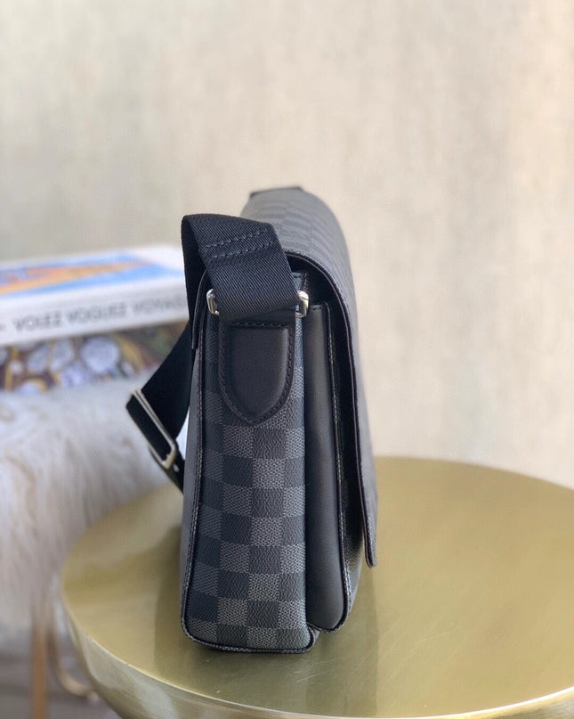 Louis Vuitton New Messenger Bag N40418 Durable Damier Graphite