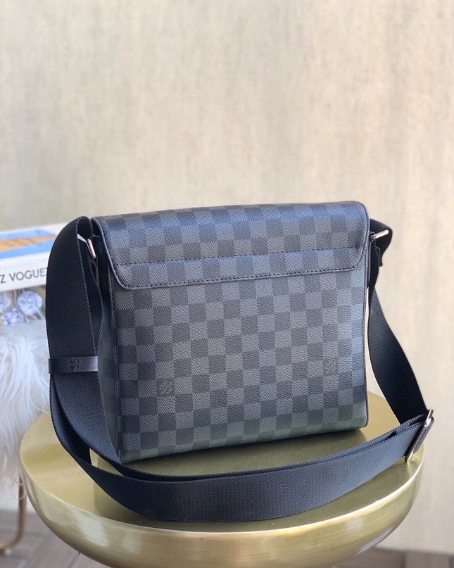 Louis Vuitton New Messenger Bag N40418 Durable Damier Graphite