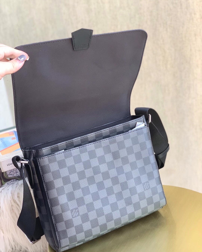 Louis Vuitton New Messenger Bag N40418 Durable Damier Graphite