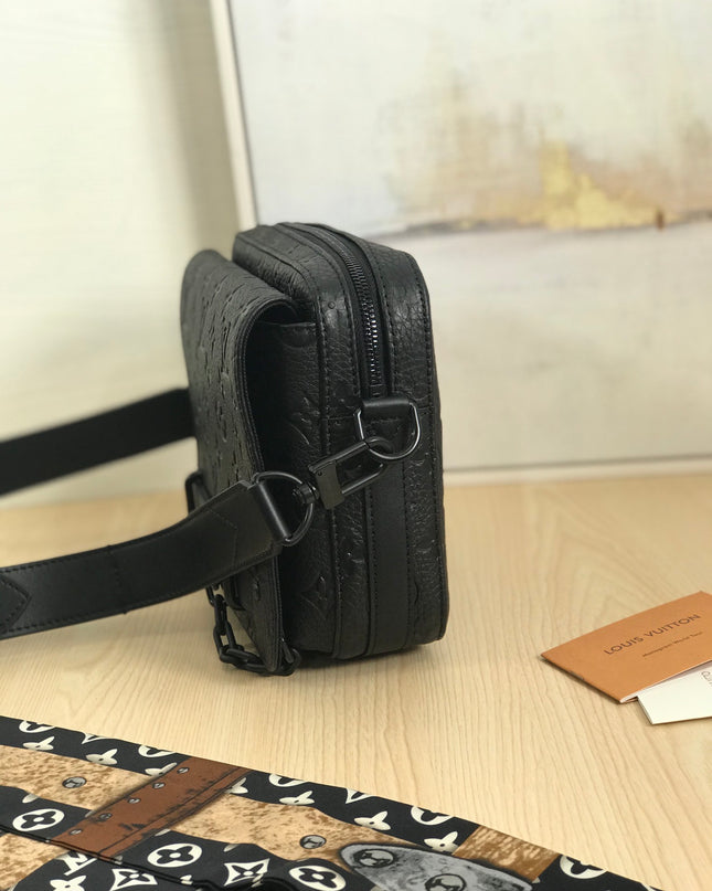 Louis Vuitton Soft Trunk Bag – Monogram Shadow Black
