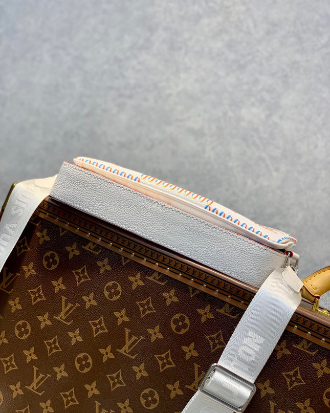 Louis Vuitton Damier Rush Trio Messenger Bag – White Multicolor Limited Edition