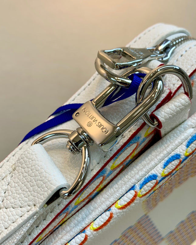 Louis Vuitton Damier Rush Trio Messenger Bag – White Multicolor Limited Edition