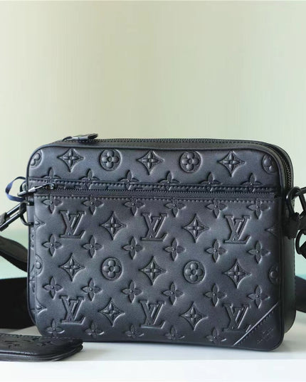 Louis Vuitton Trio Messenger Bag – Monogram Empreinte Navy