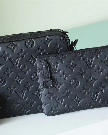 Louis Vuitton Trio Messenger Bag – Monogram Empreinte Navy