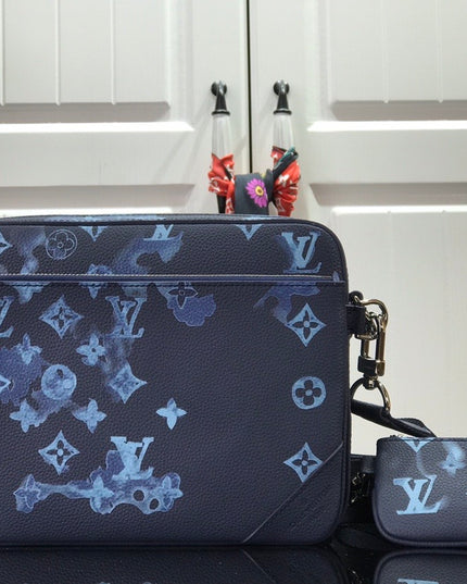 Louis Vuitton Trio Messenger Bag M57840 – Monogram Watercolor Blue