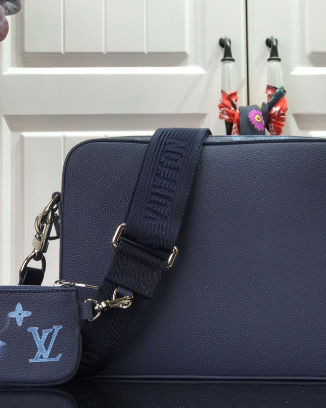 Louis Vuitton Trio Messenger Bag M57840 – Monogram Watercolor Blue