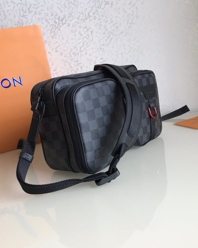 Louis Vuitton Trio Messenger Bag M57840 - Light Blue & White