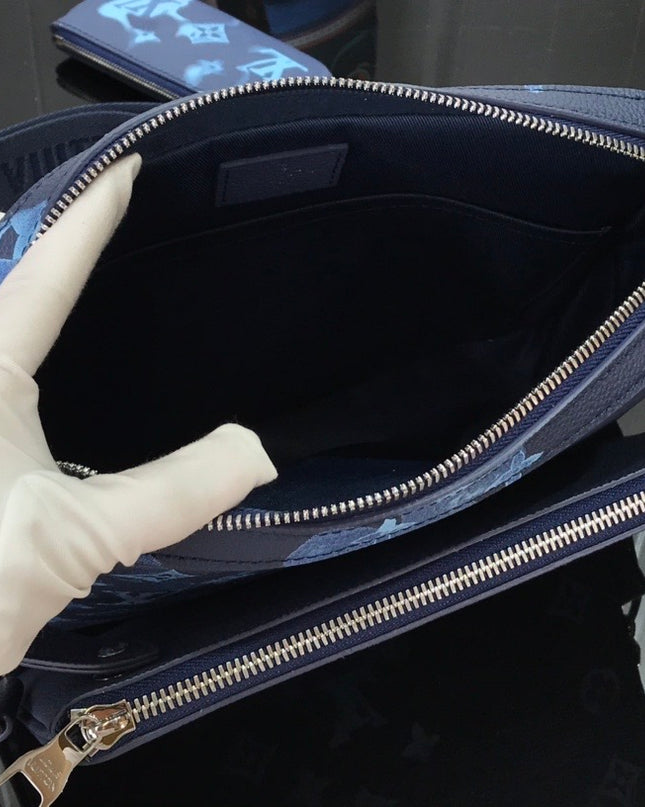 Louis Vuitton Trio Messenger Bag M57840 – Monogram Watercolor Blue