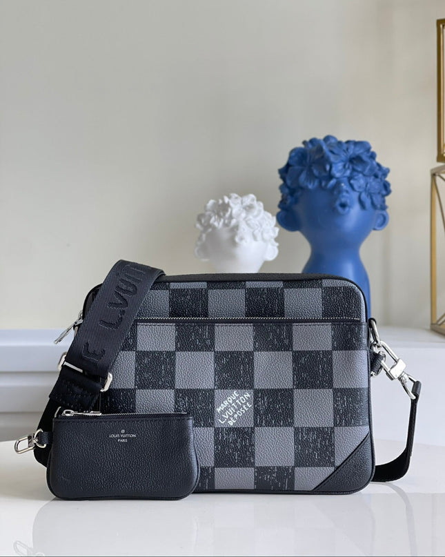 Louis Vuitton Trio Messenger Bag N80401 – Black & Gray