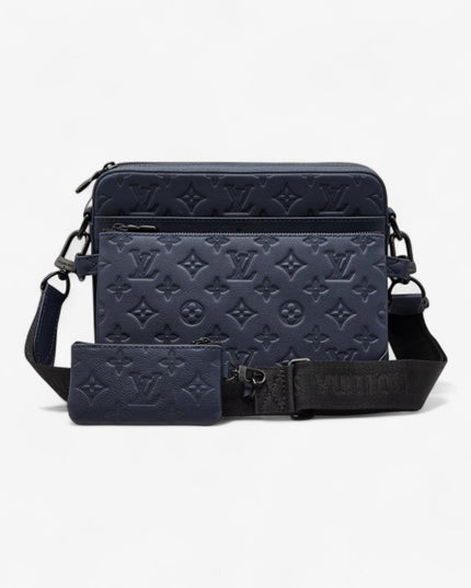 Louis Vuitton Trio Messenger Bag – Monogram Empreinte Navy