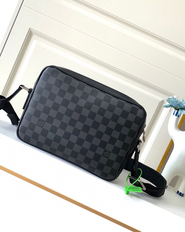 Louis Vuitton District PM Messenger Bag – Damier Graphite