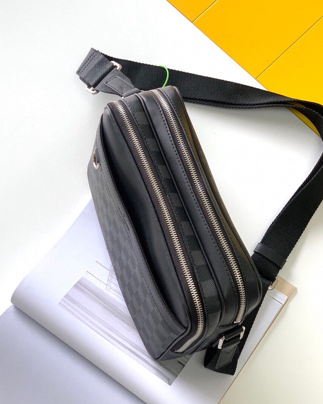 Louis Vuitton District PM Messenger Bag – Damier Graphite