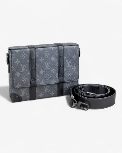 Louis Vuitton Trunk Messenger Bag M45727 - Black Leather Trim