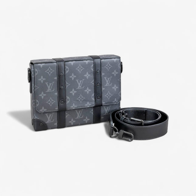 Louis Vuitton Trunk Messenger Bag M45727 - Black Leather Trim