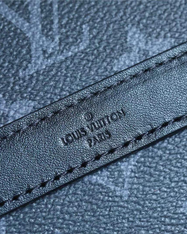 Louis Vuitton Trunk Messenger Bag M45727 - Black Leather Trim