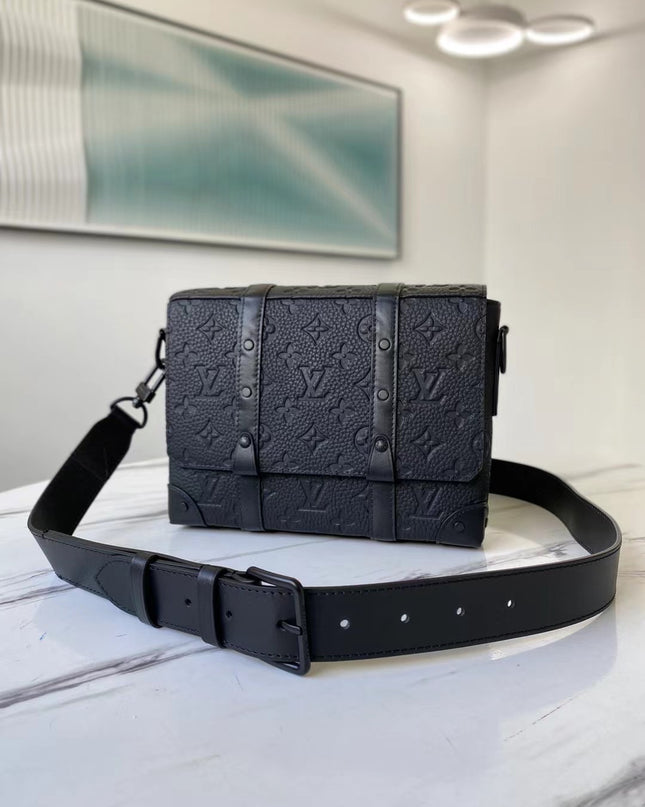 Louis Vuitton Trunk Messenger Bag M57726 – Monogram Empreinte Black