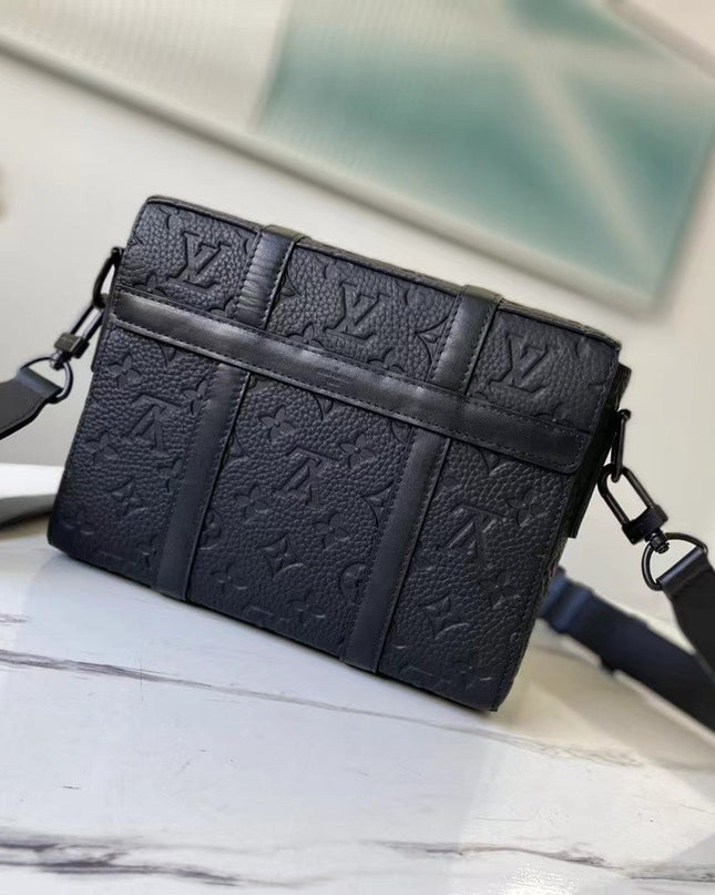 Louis Vuitton Trunk Messenger Bag M57726 – Monogram Empreinte Black