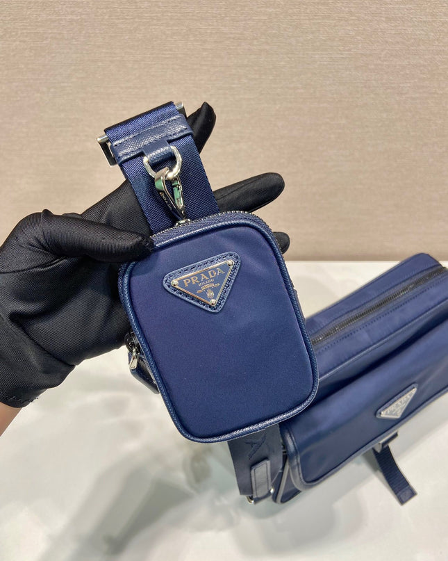 Prada Messenger Bag 2VH133B – Navy