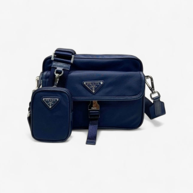 Prada Messenger Bag 2VH133B – Navy