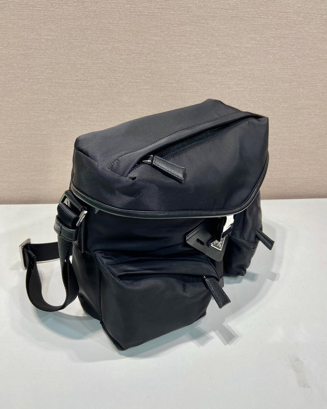 Prada Nylon Messenger Bag – Black