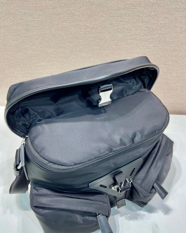 Prada Nylon Messenger Bag – Black
