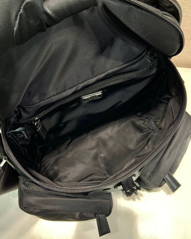 Prada Nylon Messenger Bag – Black