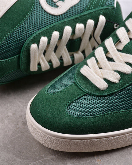 Gucci Men's Suede Sneaker Inspired by Italian Summer with Interlocking Double