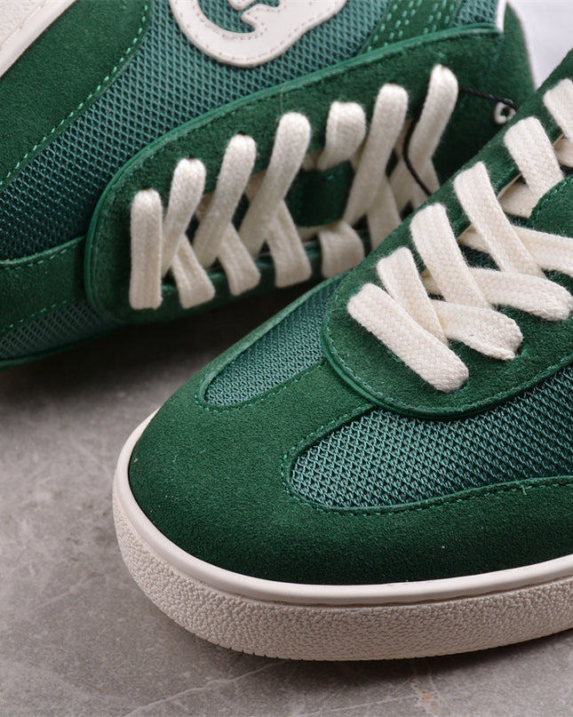 Gucci Men's Suede Sneaker Inspired by Italian Summer with Interlocking Double