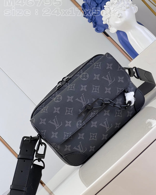 Louis Vuitton Monogram Eclipse Messenger Bag M46295
