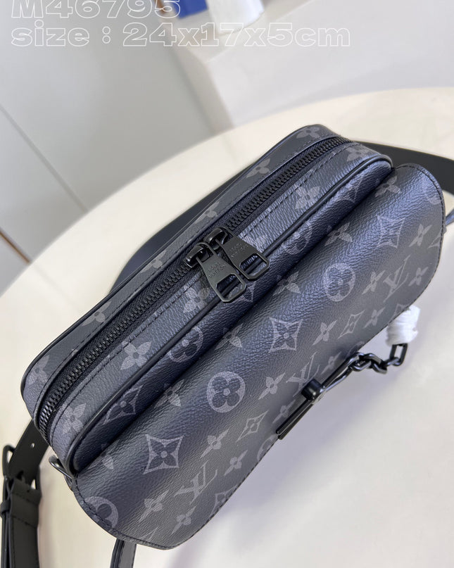 Louis Vuitton Monogram Eclipse Messenger Bag M46295